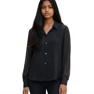 Lauren Ralph Lauren Polka Dot Button Down Shirt